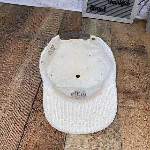 Vintage Corduroy Oklahoma Sooners SnapBack Hat white. - Picture 8 of 11